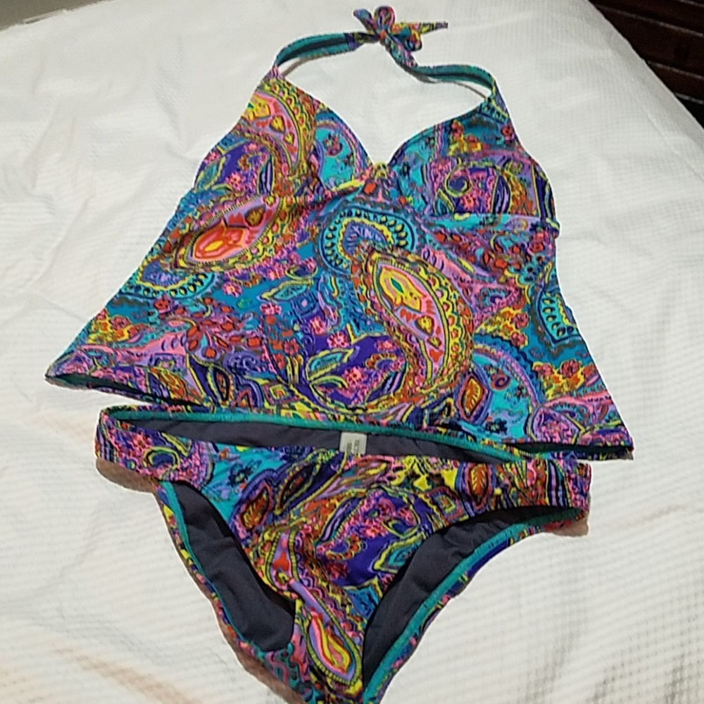 Victoria Secret swim halter pushup  tankini bikini